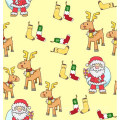 Custom knitted jacquard jacquard dress fabric printer digital printing for Christmas